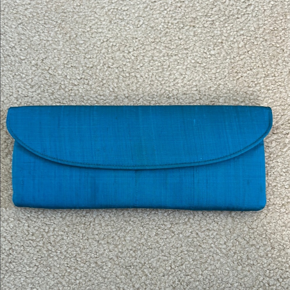 Vintage Blue Clutch